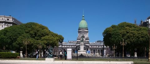 The Palace of the Argentine National Congress in Buenos Aires